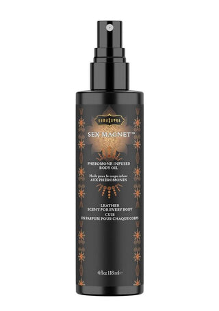 Sex Magnet Pheromone Body Oil Spray 4oz - Leather