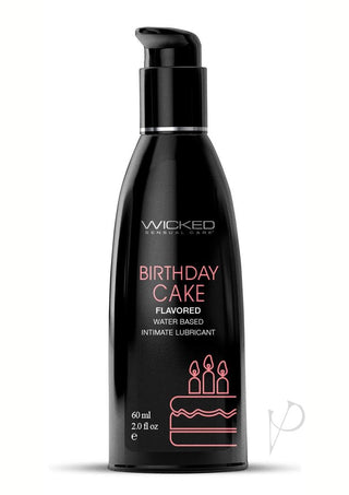 Wicked Aqua Water Based Flavored Lubricant Birthday Cake - 2oz