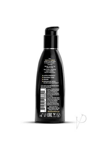 Wicked Aqua Water Based Flavored Lubricant Vanilla Bean - 2oz